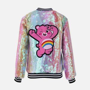 Care Bears Cheer Bear Sequin Bomber